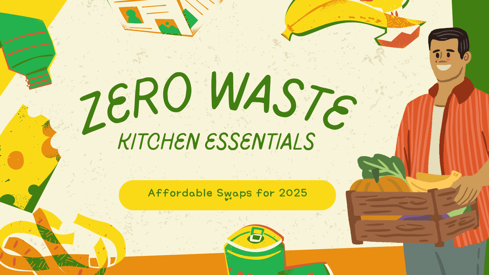 Home 12 Zero-Waste Kitchen Essentials: Affordable Swaps for 2025
